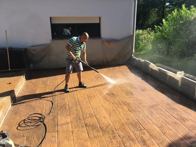 AGIUS MACONNERIE Entreprise De Maconnerie Blain Terrasse Fini